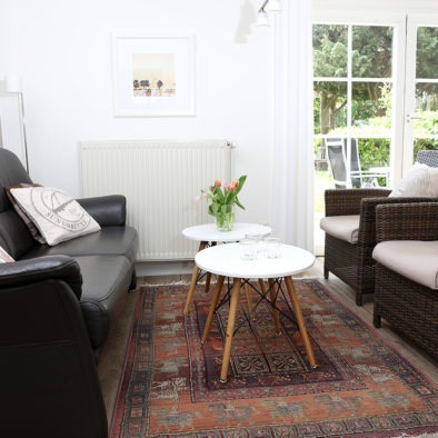 Wohnzimmer der Ferienwohnung Achtern Diek