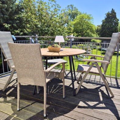 Balkon der Ferienwohnung Sperlings Lus