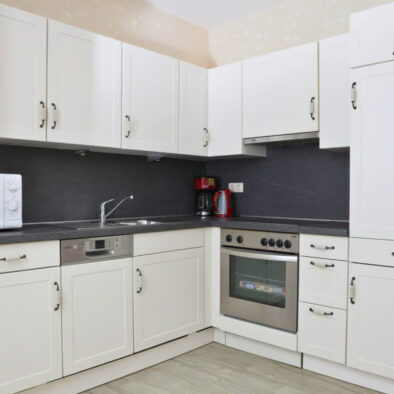 Küche der Ferienwohnung Sünnschien