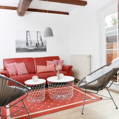 Wohnzimmer der Ferienwohnung Landleev