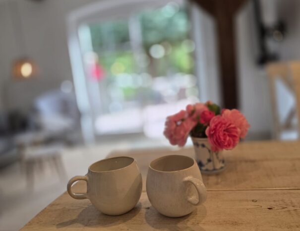 Kaffeetrinken in der Ferienwohnung Landleev